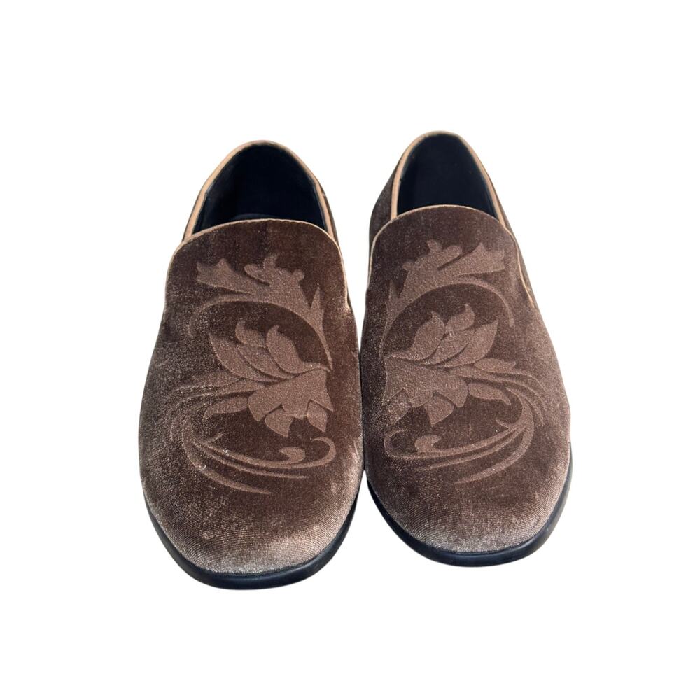 Amali Velvet Men's Fashion Slip On Loafers size 14